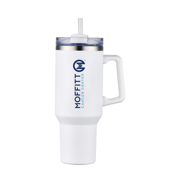 Moffitt Cancer Center 40oz Travel Mug with Handle Thumbnail