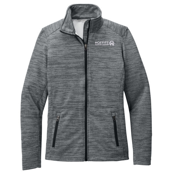 Moffitt Cancer Center Full-Zip Digi Stripe Fleece Jacket Thumbnail